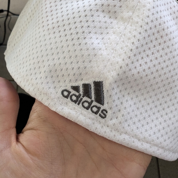 NWT adidas Men's Zags 2.0 Structured Mid Crown A-Flex Stretch Fit Hat White - Picture 6 of 10